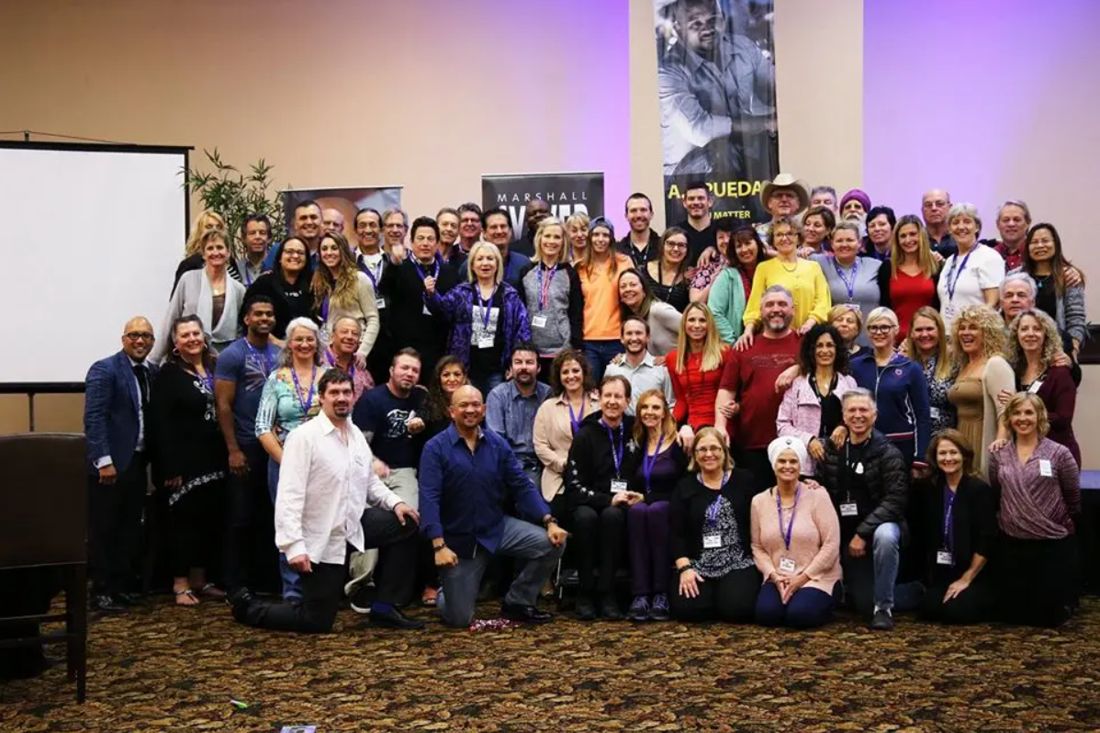 Large group photo from a live event